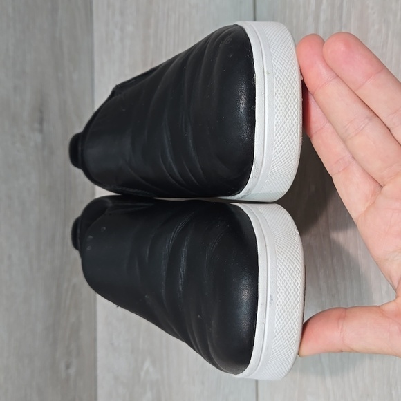 Fitflop Women RallyLeather Platform Black Cush Slip-On Shoes Sneakers Shoes Sz 7 - Picture 6 of 14